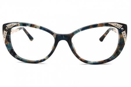 Pier Martino PM6521 - LIMITED STOCK AVAILABLE Eyeglasses, C3 Multi Lilac Gold Crystal