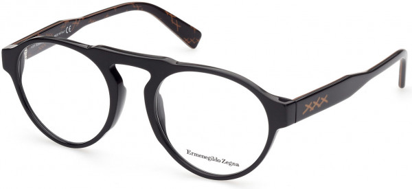 Ermenegildo Zegna EZ5188 Xxx 12 Eyeglasses, 001 - Shiny Black