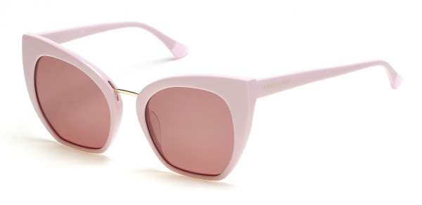 Victoria's Secret VS0046-H Sunglasses, 72Y - Pink With Pink Lens, Gold Metal