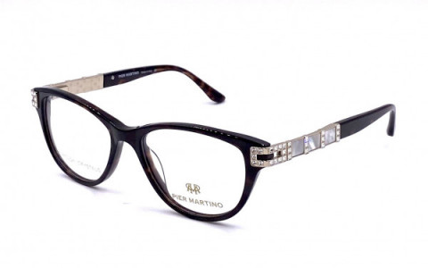 Pier Martino PM6555 Eyeglasses, C2 Demi Amber Pearl