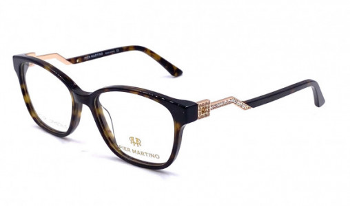Pier Martino PM6574 Eyeglasses, C2 Amber Gold Crystal