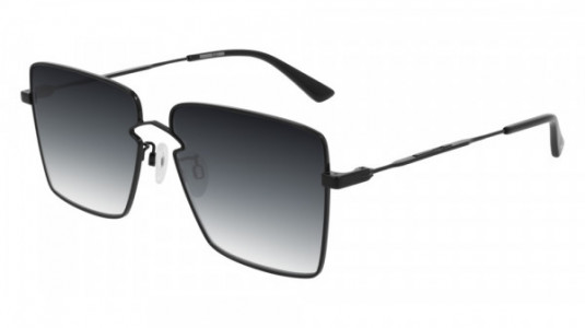 McQ MQ0268S Sunglasses, 001 - BLACK with GREY lenses