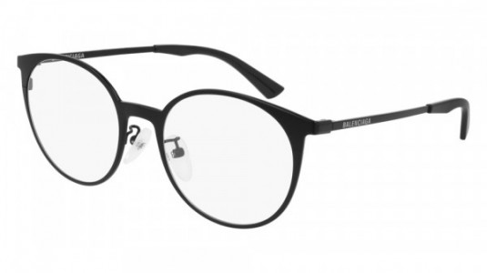 Balenciaga BB0084O Eyeglasses, 001 - BLACK