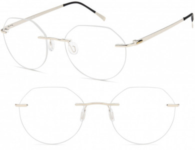 Simplylite SL 803 Eyeglasses, Silver Gold