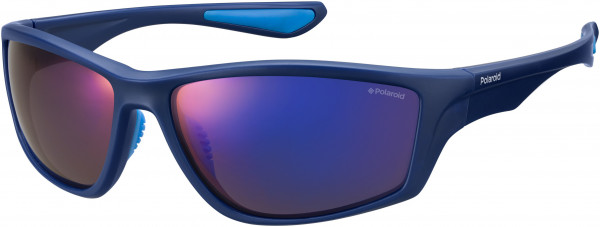 Polaroid Sport Polaroid 7015/S Sunglasses, 0ZX9 Blue Azure