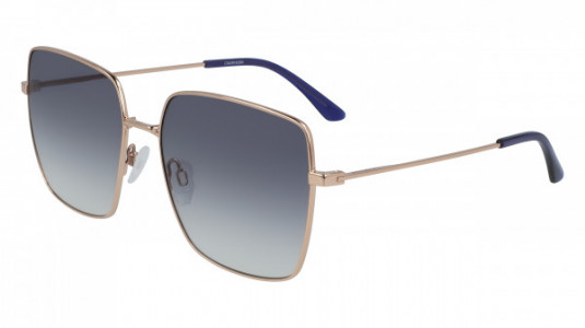 Calvin Klein CK20135S Sunglasses, (780) SHINY ROSE GOLD