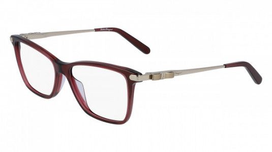 Ferragamo SF2872 Eyeglasses, (639) WINE/GOLD