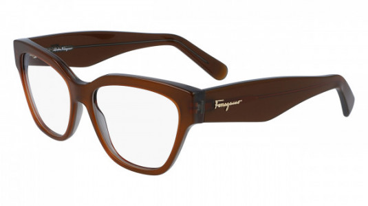Ferragamo SF2875 Eyeglasses, (243) BROWN/GREY