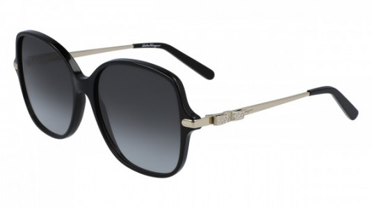 Ferragamo SF990SR Sunglasses, (001) BLACK