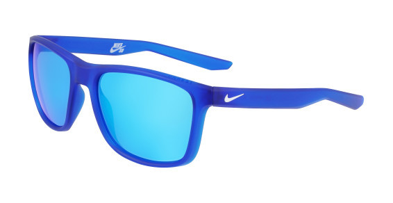 Nike NIKE UNREST M DD4986 Sunglasses, (400) RACER BLUE/BLUE MIRROR