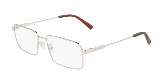 Ferragamo SF2206 Eyeglasses, (717) SHINY GOLD
