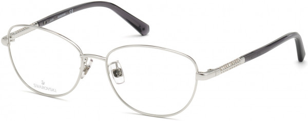 Swarovski SK5386-H Eyeglasses, 016 - Shiny Palladium