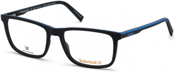 Timberland TB1654 Eyeglasses, 002 - Matte Black