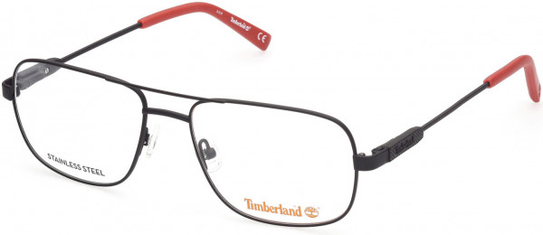 Timberland TB1676 Eyeglasses, 002 - Matte Black / Matte Black