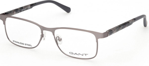 Gant GA3234 Eyeglasses, 009 - Matte Gunmetal / Grey/Striped