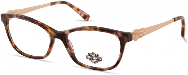 Harley-Davidson HD0555 Eyeglasses, 052 - Dark Havana
