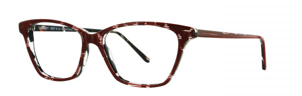 Lafont Issy & La Gusto Eyeglasses, 6099 Red