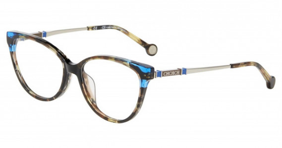 Carolina Herrera VHE851K Eyeglasses, Tortoise Blue 0743