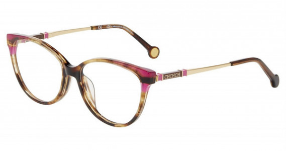 Carolina Herrera VHE851K Eyeglasses, Tortoise Pink 06HN