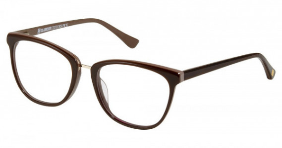 Glamour Editor's Pick GL1031 Eyeglasses, C01 MED BROWN