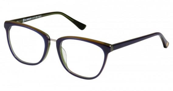 Glamour Editor's Pick GL1031 Eyeglasses, C03 BLUE GREEN