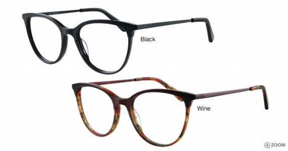 Karen Kane Redwood Eyeglasses, Black