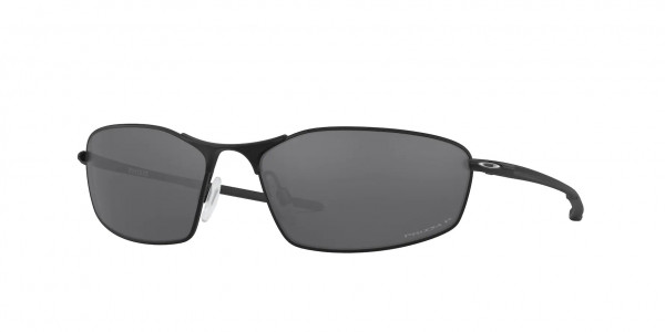 Oakley OO4141 WHISKER Sunglasses, 414103 WHISKER SATIN BLACK PRIZM BLAC (BLACK)