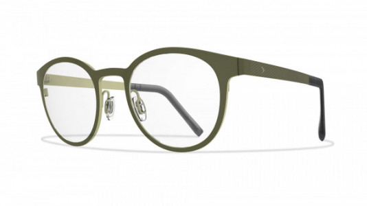 Blackfin Crosby Eyeglasses, C1197 - Dark Green/Light Green