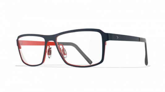Blackfin Durban Eyeglasses, C1011 - Blue/Red