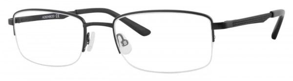 Adensco AD 124 Eyeglasses, 0003 MATTE BLACK