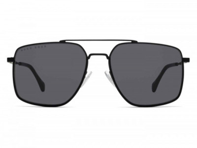HUGO BOSS Black BOSS 1091/S Sunglasses, 0003 MATTE BLACK