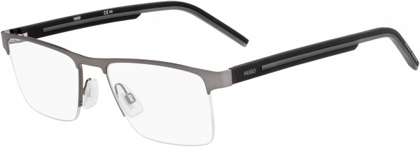HUGO Hugo 1066 Eyeglasses, 0R80 Semi Matte Dark Ruthenium