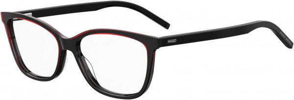 HUGO Hugo 1053 Eyeglasses, 0OIT Black Redgd