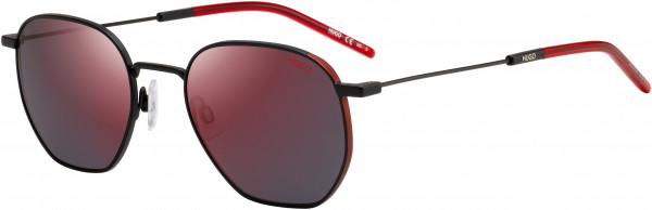HUGO Hugo 1060/S Sunglasses, 0BLX Bkrt Crystal Red