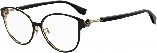 Fendi Fendi 0396/F Eyeglasses, 02M2 Black Gold