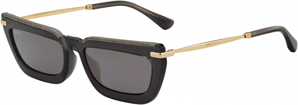 Jimmy Choo Safilo Vela/G/S Sunglasses, 0EIB Gray Glitter Gold