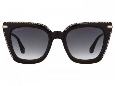 Jimmy Choo Safilo CIARA/G/S Sunglasses, 0FP3 BLACK LEOPARD