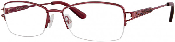 Saks Fifth Avenue Saks 324/T Eyeglasses, 0LHF Opal Burgundy