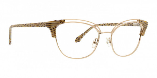 Badgley Mischka Elayne Eyeglasses, Gold