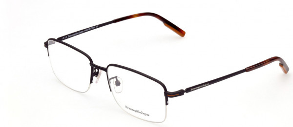 Ermenegildo Zegna EZ5190-D Eyeglasses, 002 - Matte Black, Shiny Classic Havana, Vicuna