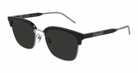 Gucci GG0846SK Sunglasses, 001 - BLACK with GREY lenses