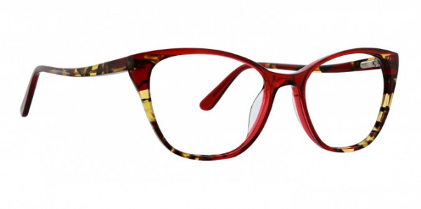 XOXO Madeira Eyeglasses, Red