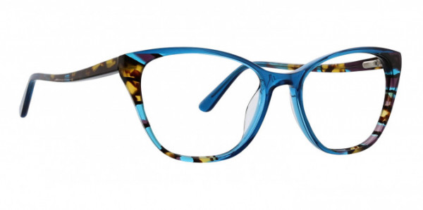 XOXO Madeira Eyeglasses, Teal