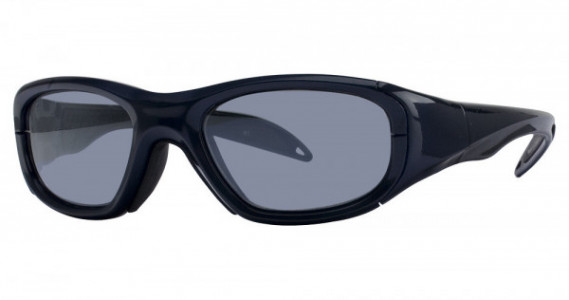 Rec Specs Morpheus Sports Eyewear, 1 Shiny Navy Blue/Black (Clear With Silver Flash Mirror)