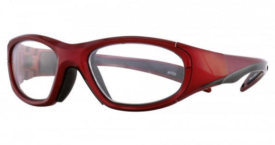 Rec Specs Morpheus Sports Eyewear, 700 Crimson/Black (Clear With Silver Flash Mirror)