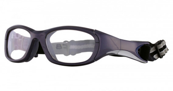 Rec Specs Morpheus III Sports Eyewear, 1 Shiny Navy Blue/Silver Stripe (Clear With Silver Flash Mirror)