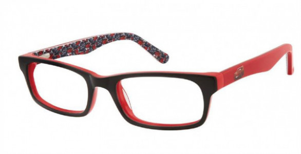Disney Eyewear CARS CAE2 Eyeglasses, Black-Red