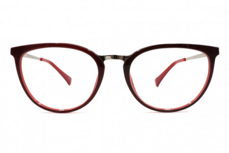 Eyecroxx EC515T LIMITED STOCK Eyeglasses, C2 Burgundy Pink Silver