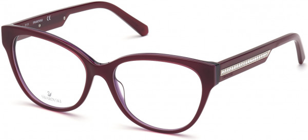 Swarovski SK5392 Eyeglasses, 081 - Shiny Violet