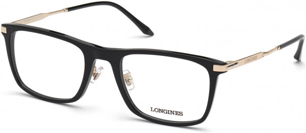 Longines LG5014-H Eyeglasses, 01A - Shiny Black